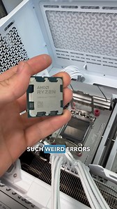 CPU Over Voltage Error! #tech #reels #pcbuild #gamingpc #pc #repair #pcrepair #computerrepair #techtips | Matt's Computer Services