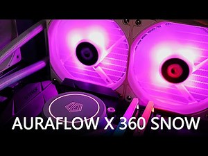 Introducing ID-COOLING AURAFLOW X 360 SNOW