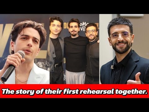 The story of Il volo first rehearsal together.