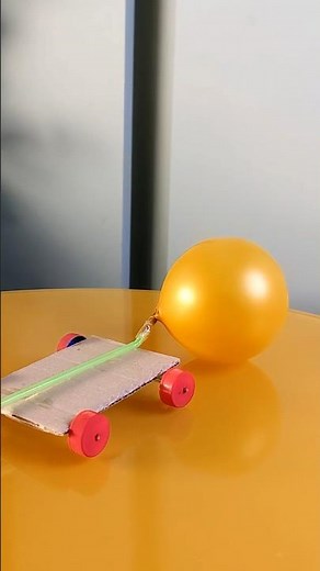 Balloon Car 🚗💨 | Easy Science Project for Kids | DIY STEM Activity
