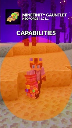 this mod lets you use the INFINITY GAUNTLET in Minecraft #minecraft #mods