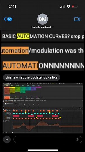 Give the people what they want. New automation on Maschine 3 coming soon #beatmaking