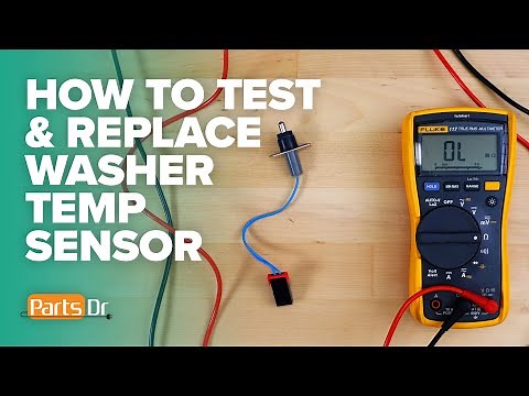 tE Error? How to test & replace Samsung washer temperature sensor thermistor Part # DC90-10128N