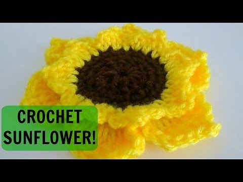 Crochet Sunflower Tutorial
