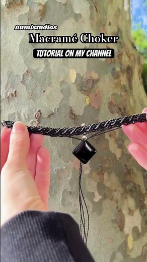 Macrame choker tutorial #macrame #macramétutorial #diy #choker