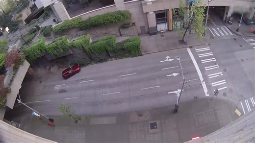 Security Camera Captures Multiple Incidents of Car Accidents