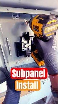 125 amp Subpanel Installation Tutorial Step by Step