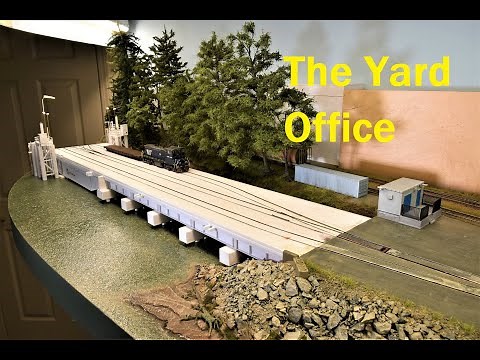 Modeling The HO Scale Yard Office (Part 1) | River Road - Vlog # 74