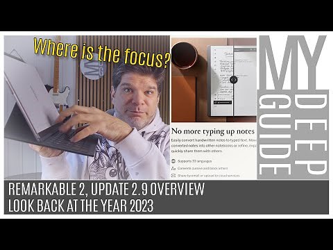 Remarkable 2 Paper Tablet: Update 3.9 Overview and a Look Back at the 2023, and forward to 2024