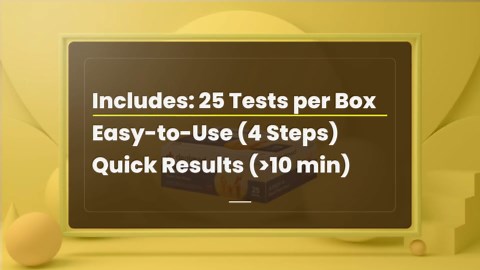 Dealmed Rapid Diagnostic Strep A Test Kits – Made in USA, CLIA-Waived, 25 Tests/Box (Pack of 1)