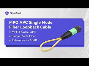 MPO APC OS2 Fiber Loopback Cables: Validate 400G/800G Optical Module Performance | FiberMall