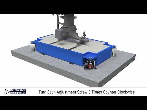 CIB Inertia Base Installation with FHS Isolators