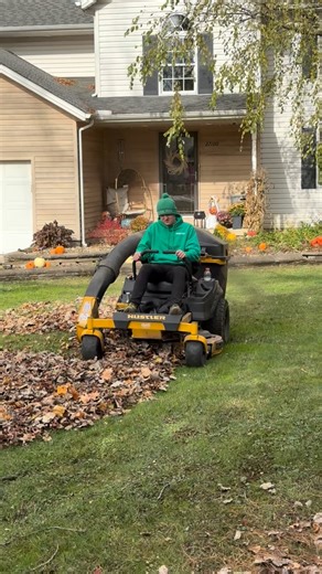 1.7K views · 254 reactions | Fall cleanups are on another level with the Hustler Raptor XDX 48 inch zero turn mower paired with the bagger attachment. This setup pulls in every leaf and leaves every yard looking sharp. Hustler delivers the power, precision, and reliability that keep Mowing Men LLC rolling all season long.  | Mowing Men | Facebook