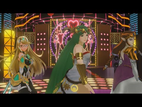 (MMD Smash Bros) bloodline - Palutena, Mythra, Zelda