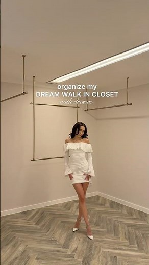 My DREAM CLOSET, STUDIO & SHOWROOM is here -full with dresses 🤍 let’s organize it together 🥹