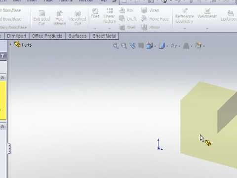 SolidWorks Insert Part Command