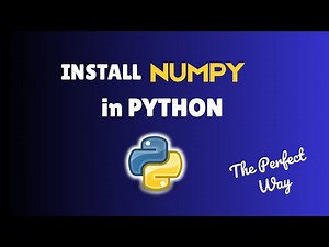 How to install Numpy in Python in 2025 | Install Numpy in Python 3.13 on MacOS