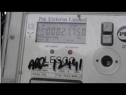 3 Phase Energy Meter by PEL - How to Read.