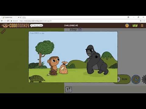 play code monkey 1 - 2 - 3 - 4 - 5 - 6 - 7 - 8 - 9 - 10 challenge level