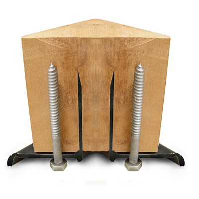 Titan Post Anchor - Wood posts Install Fast, Easy & Code Compliant