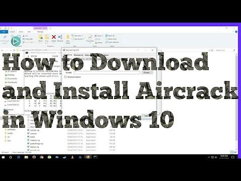How to Download and Installed Aircrack Ng in Windows 10 !! Basics Technical Education