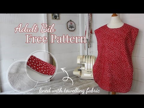 How to Sew an Adult Bib for Special Needs (FREE PDF Pattern!)