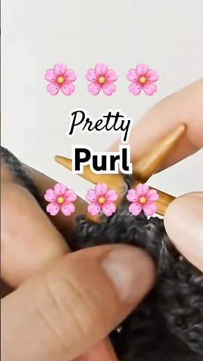 How to Purl • #Knitting #KnittingTutorial #Purl