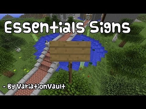 Minecraft Bukkit Plugin - Essentials Signs - Buy/Sell/Trade signs - Shops