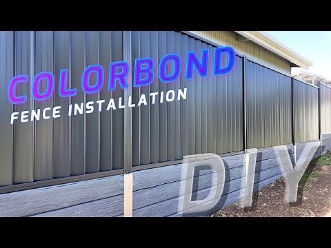 Colorbond Fence Installation
