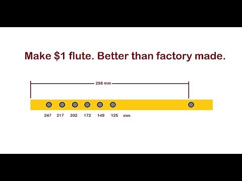Make a Professional Sounding Flute for $1.