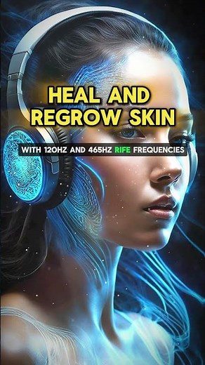 Heal and (Regenerate) Skin with ➡️ 120 hz and 465 hz RIFE Frequencies