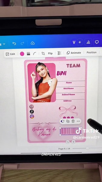 DIY: Bini ID Card Tutorial