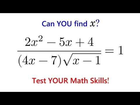 This EASY Radical Equation Will Test Your Algebra Skills!