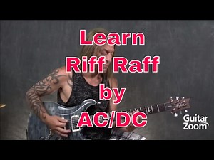 Learn Riff Raff by AC/DC - Steve Stine Guitar Lesson