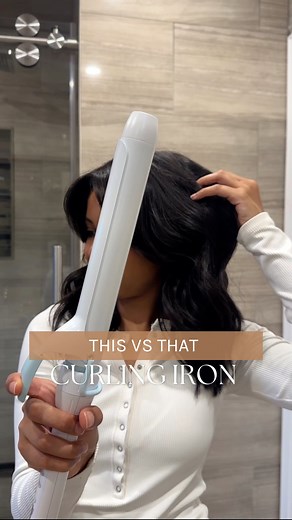 POV: You figure out how to properly use a clamp curling iron and no longer get clamp marks. Save this for the next time you’re curling your hair! 💡 Pro Tip: 𝗗𝗼𝗻’𝘁 place your curling iron clamp behind the section of hair then curling away from your face. This will leave a clamp mark in your hair. 𝗗𝗼 place the curling iron clamp on top of the section then curl away from your face. This will give you NO curling iron clamp marks and a nice even curl. I’m using the @mane_____ 1.25” curling iro