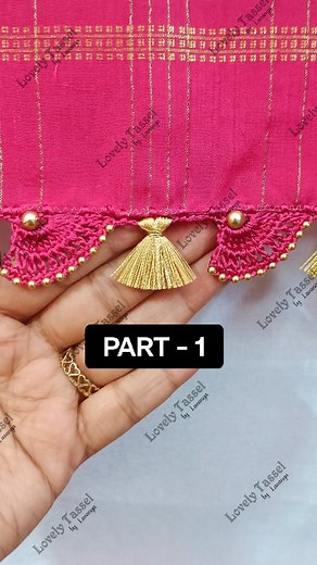 111K views · 574 reactions | Crochet Slanting Arch Tassel Work ✨...