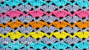 Crochet Open Shell Stitch Pattern