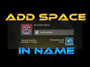 HOW TO PUT SPACE IN COD MOBILE NAME