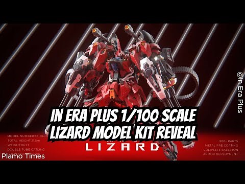 In Era Plus 1/100 Scale Lizard Model Kit Reveal