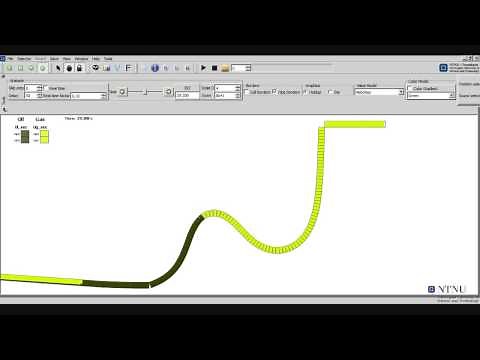Sluggit: Coupled structure and flow simulations. S-shaped flexible riser