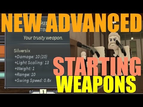 In-depth showcase of every Advanced Starting Weapon | Deepwoken