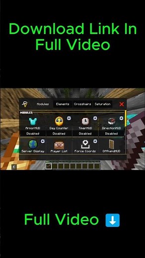 Best Mod Menu Clint For MCPE 1.21 (FPS BOOST) | Cleanest UI (NOLAG) #minecraft #shorts