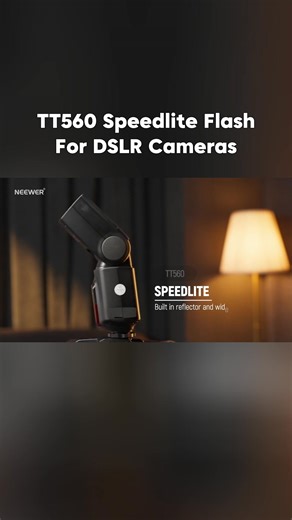 5.9K views · 4 comments | SHOP NOW https://geni.us/NEEWER-TT560 Power up your shots with the NEEWER TT560 Flash—manual control, wide compatibility, and 8-level output for creative lighting made simple! | Neewer | Facebook