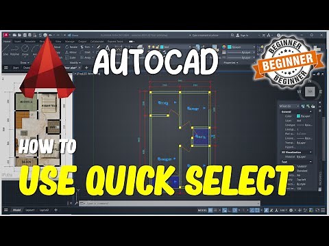 AutoCAD How To Use Quick Select