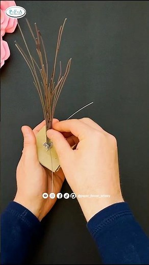 How to Make Paper Tree Branches 🌿 Using Wire & Paper | Relaxing Handmade Art