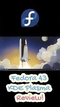 Fedora 43 KDE Plasma Desktop Review! #fedora