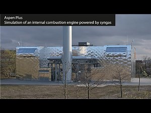 Aspen Plus: Simulation of an internal combustion engine powered by syngas