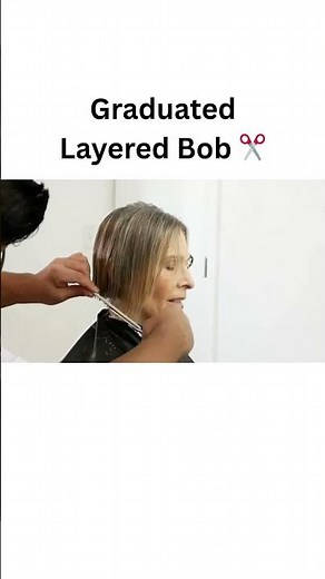 How To Cut a Graduated Layered Bob ✂️ | Add Volume & Fullness | Women’s Haircut 💇‍♀️