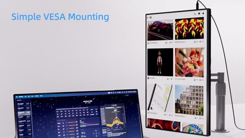 Amazon.com: Ingnok Portable Monitor, 18.5 Inch FHD 1080P 100% sRGB Laptop Screen Extender USB C HDMI Portable Gaming Monitor w/Smart Cover & Speakers, External Monitor for Laptop Mac PC : Electronics