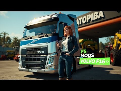 FS MODS – Volvo FH16 no Farming Simulator 25 🔥 Apresentado por Nicole | Marcel Gamer